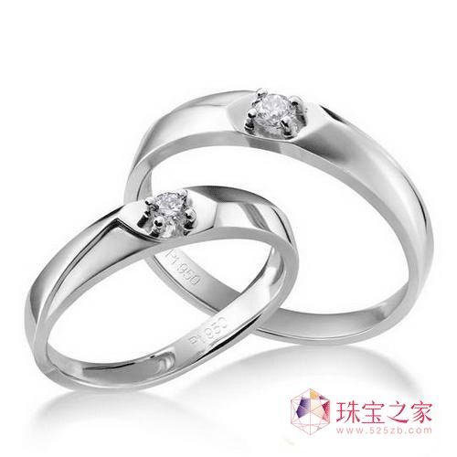 婚戒首選品牌鉑金鑲鉆對戒
