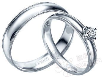 鉑金結婚對戒
