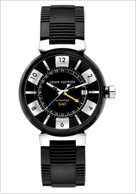 Tambour in Black GMT 大號自動腕表