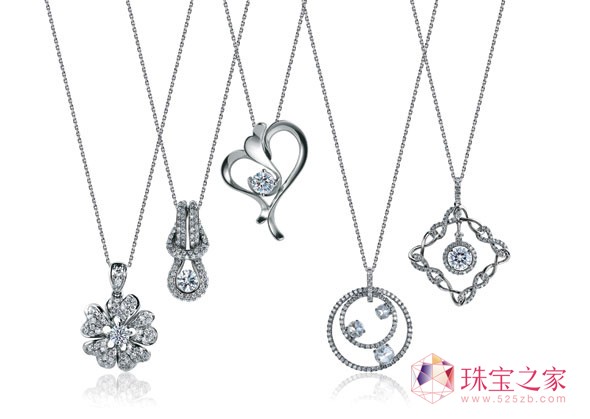 時尚元素和鉆石結合的吊墜