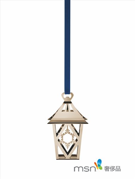 Holiday Ornament Lantern 白金黃銅鍍21K 白金