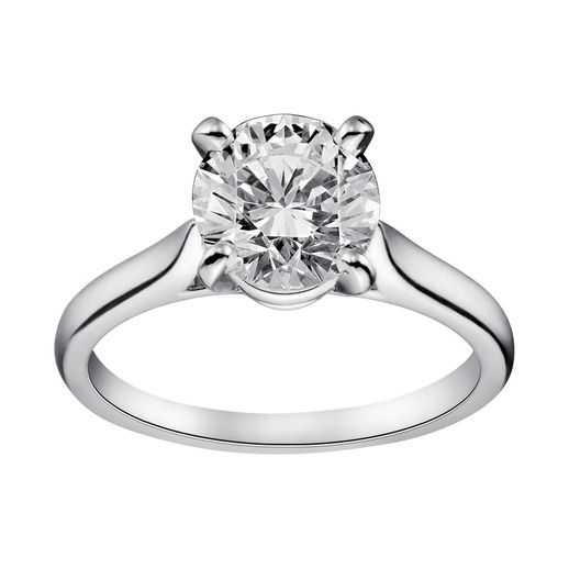 卡地亞(Wedding-ring)鑲鉆婚戒為婚姻添加幸福