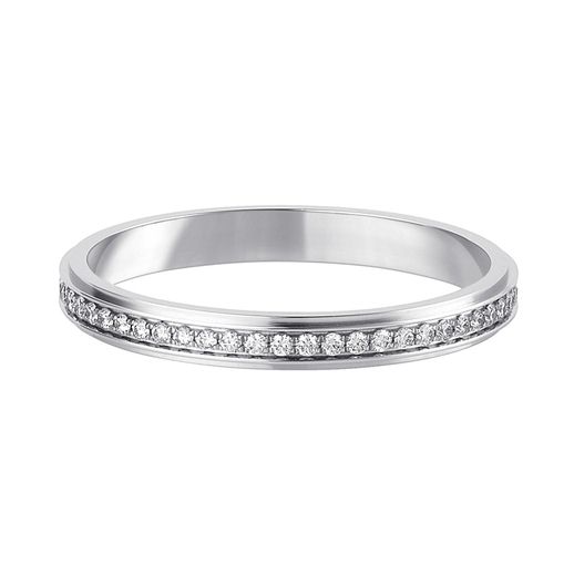 卡地亞(Wedding-ring)鑲鉆婚戒為婚姻添加幸福