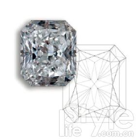 墊型切工(Cushion Cut)又稱為枕型切工 墊型切工(Cushion Cut)又稱為枕型切工