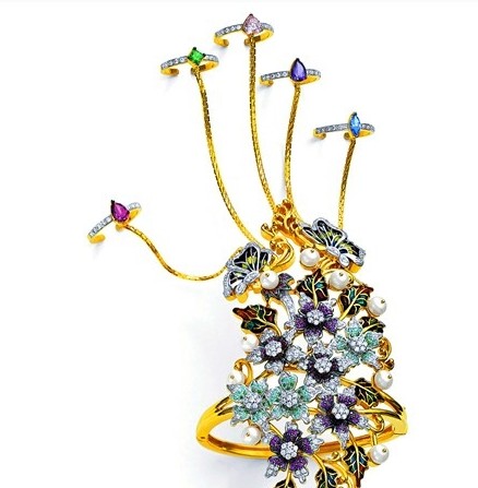 Swarovski Gemvisions2012Fantasy系列設計感手環、戒指