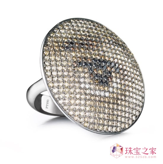 第1名 鉑金鑲鉆戒指