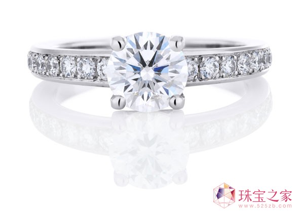 DE BEERS結婚飾品系列 DE BEERS SIGNATURE單顆美鉆密鑲戒指