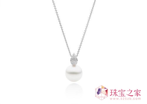 Paspaley Chersh南洋海水珍珠項鏈 鋪鉆 18k白金