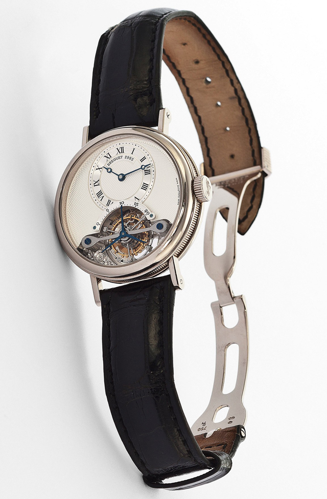 寶璣(Breguet)18K白金一分鐘陀飛輪腕表