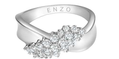 ENZO 鉆石群鑲系列鉆石戒指