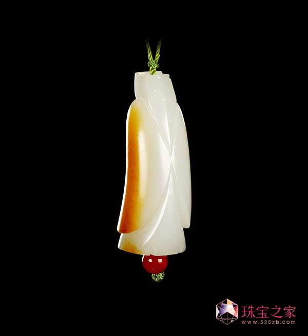 蘇邦玉雕名家李劍作品和田玉籽料翁仲掛件4.3×1.8×1.4cm 無底價拍賣