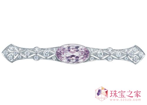 蒂芙尼紫鋰輝石胸針