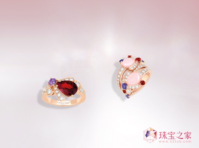 CHAUMET“蜂·愛”系列全新玫瑰金珠寶