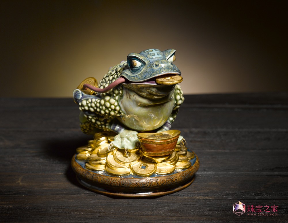2013 LLADRÓ蛇年奢華獻禮金蟾蜍