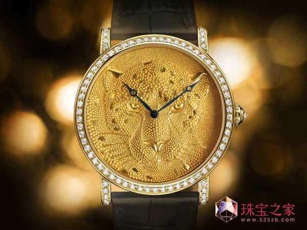 卡地亞 Rotonde de Cartier獵豹裝飾腕表