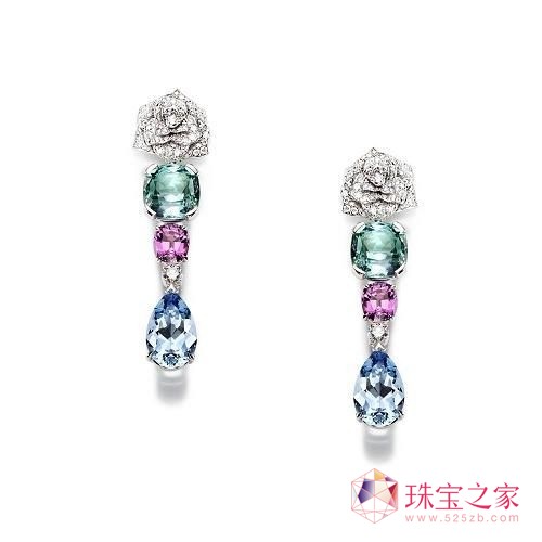 3月生辰石：海藍(lán)寶石。圖：伯爵(Piaget) 玫瑰系列