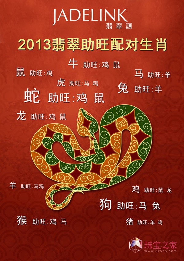JADELINK 翡翠源2013開(kāi)運(yùn)搖搖旺系列 生肖搭配好運(yùn)氣