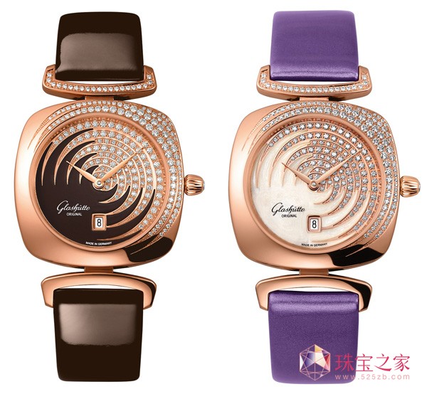  2013 巴塞爾國際珠寶鐘表展BaselWorld 之 格拉蘇蒂 Glashütte Original Pavonina 孔雀系列女表