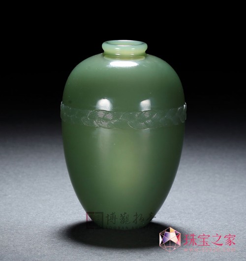 青玉腰纏萬貫瓶