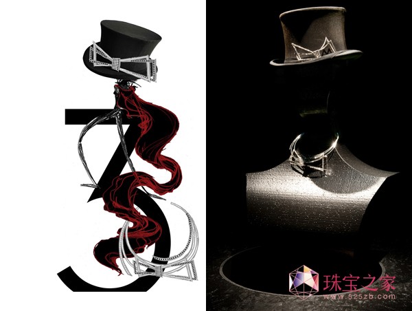 Borsalino(博薩利諾)金帽子 帽子與珠寶