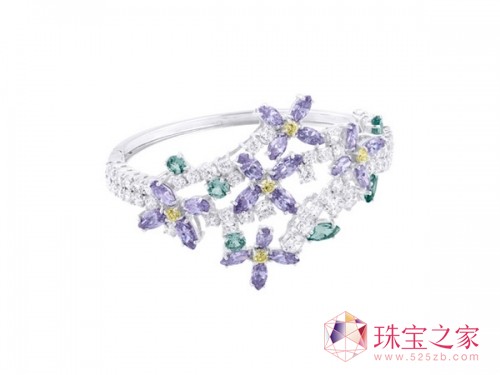 Flor Hada系列熏衣草紫晶鉆手環(huán)