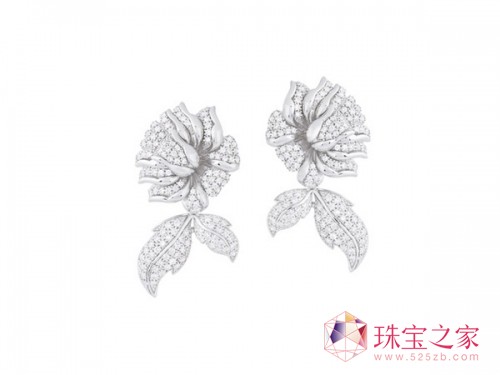 Riquezas y Honor系列晶鉆牡丹耳環(huán)