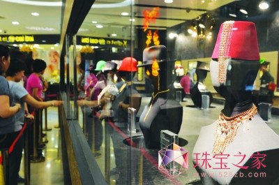 意大利K金珠寶藝術展暨金帽展亮相菜百