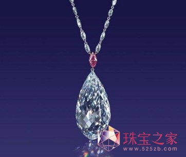 頂級水滴形鉆石創下第三個世界拍賣記錄