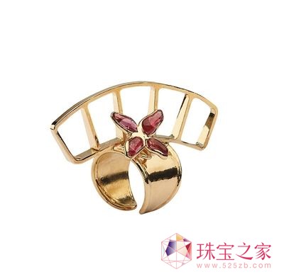 多媒體跨界“親民”珠寶“幽蘭情”系列戒指