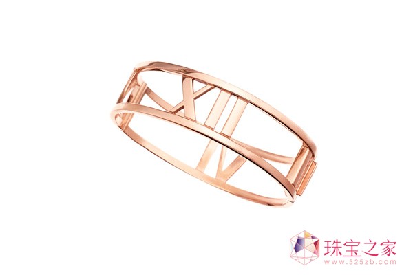 Atlas. 系列18k白金鑲鉆耳環