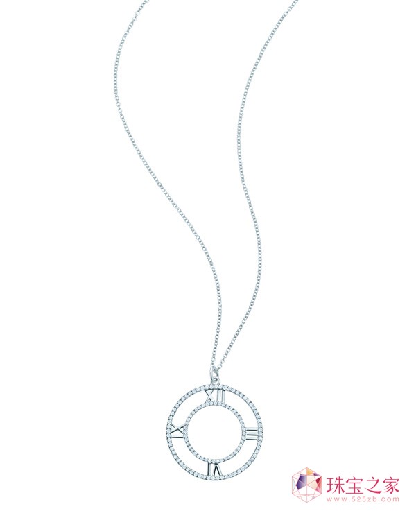 Atlas. 系列18k白金鑲鉆耳環(huán)
