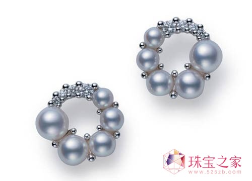 18K白金日本Akoya珍珠戒指