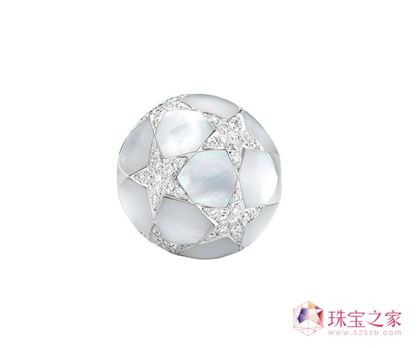 珍珠母貝配白鉆