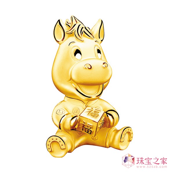 六福珠寶2014新春呈獻「金馬報喜」系列