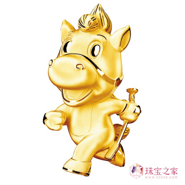 六福珠寶2014新春呈獻「金馬報喜」系列