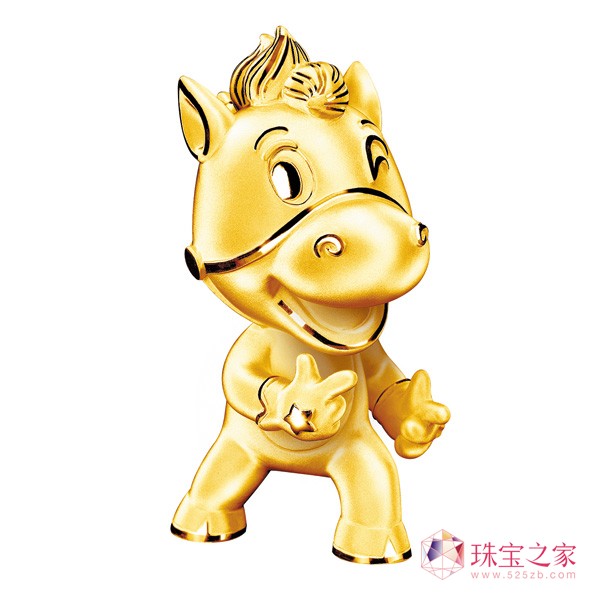 六福珠寶2014新春呈獻「金馬報喜」系列