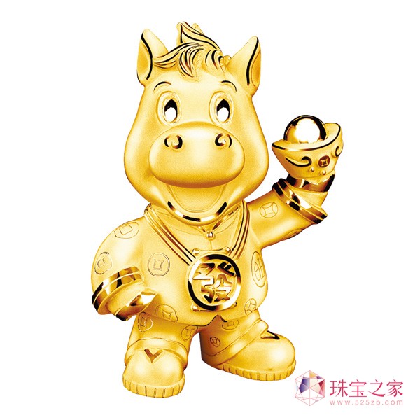 六福珠寶2014新春呈獻「金馬報喜」系列
