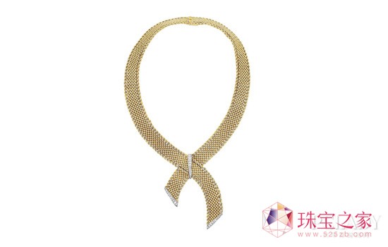 Olivia Collings 1950 年代18K 黃金鉆石項鏈