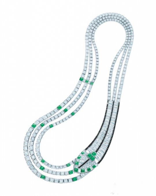 Tiffany & Co.蒂芙尼Art Deco裝飾藝術風格項鏈