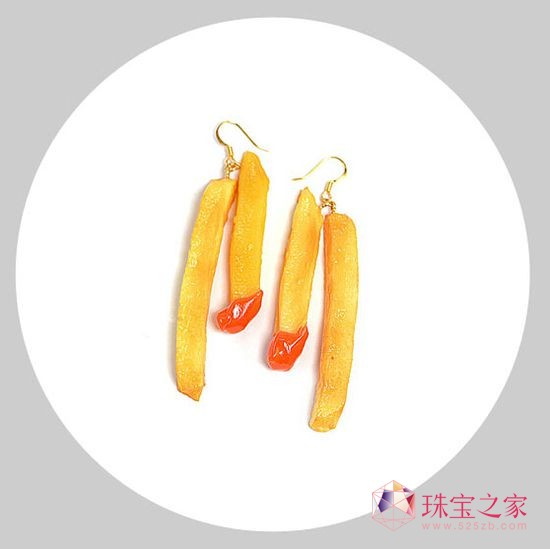 炸薯條耳環