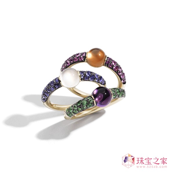 寶曼蘭朵M’ama non M’ama系列耳環、戒指