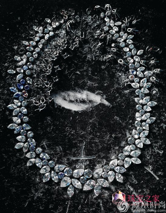 海瑞溫斯頓Wreath鉆石項鏈草圖